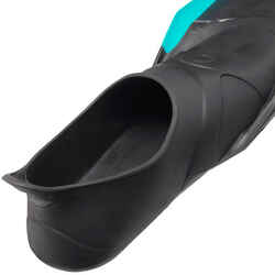 Adult Snorkelling Fins SUBEA FF 100 REACT black green