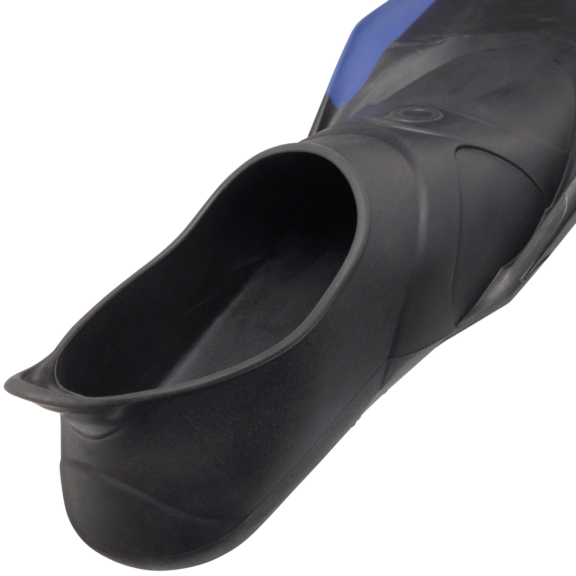 Gebraucht - Schnorchelflossen Damen/Herren FF 100 React Marble schwarz/blau 5/6
