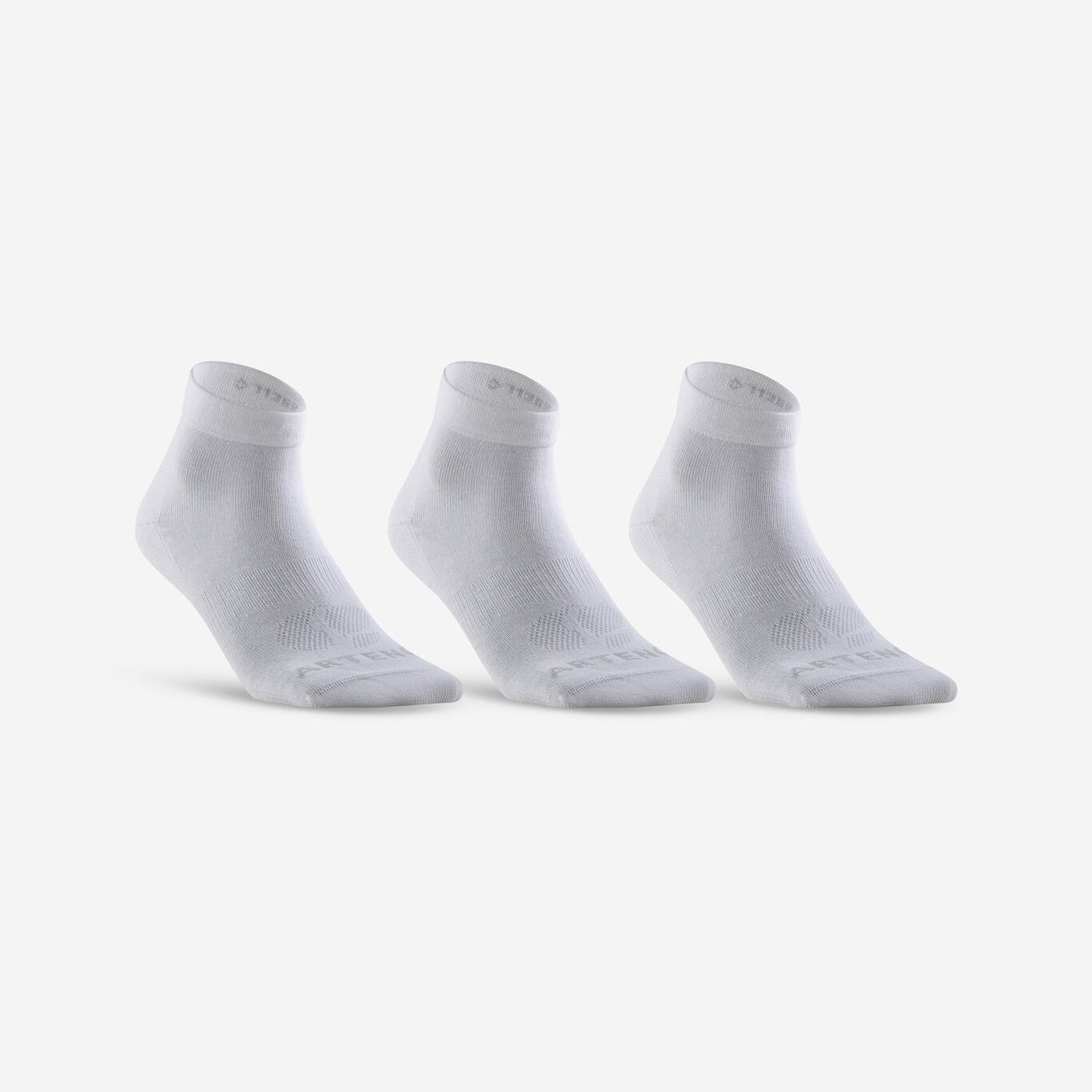 RS 160 Adult Mid-High Sports Socks Tri-Pack - White