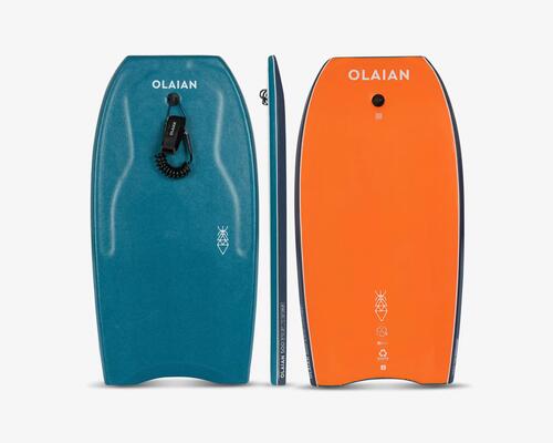 OLAIAN BODYBOARD - bodyboard 500 azul naranja