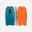 Bodyboard mit Leash - 500 blau/orange 