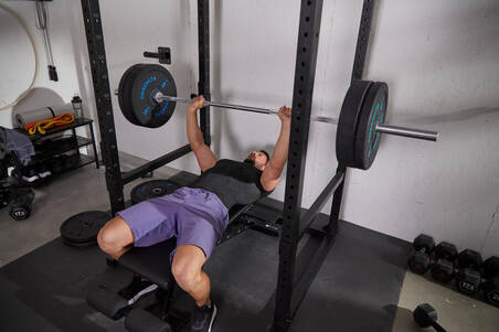 Rak Latihan Beban 900 untuk Chin-up/Squat/Bench Press