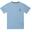 男款透氣圓領基本款健身 T 恤－藍色