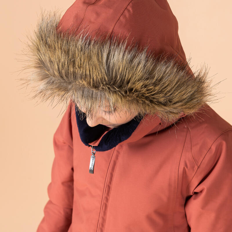 Winterreitjacke Kinder wasserdicht warm - 500 rot