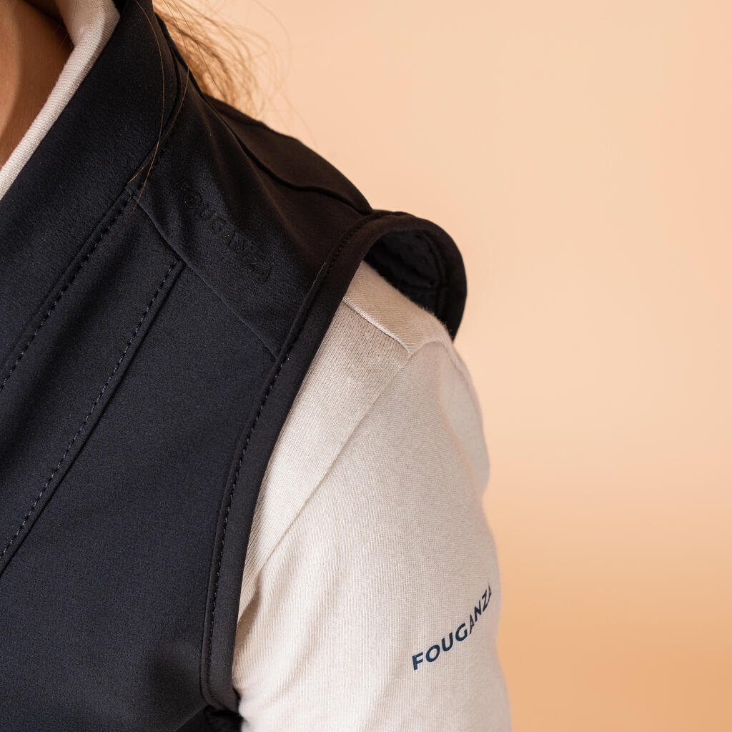 Rückenprotektor 500 Kinder flexibel - D3O® schwarz