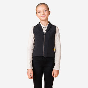 Kids' Flexible Horse Riding Back Protector 500 - Black