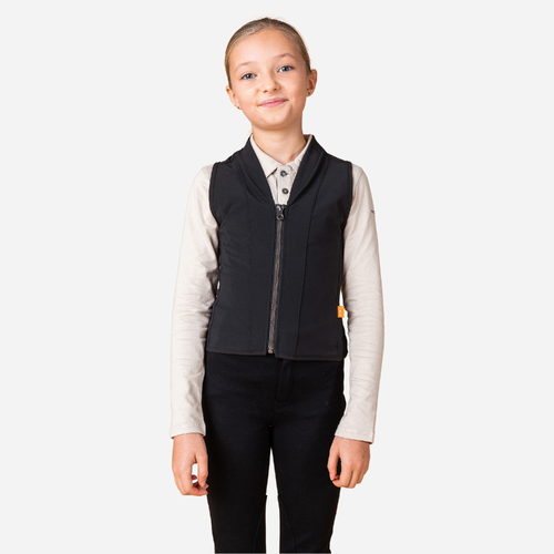 Dorsale d&#039;équitation Souple 500 Junior Noir D3O®