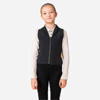 Kids' Flexible Horse Riding Back Protector 500 - Black