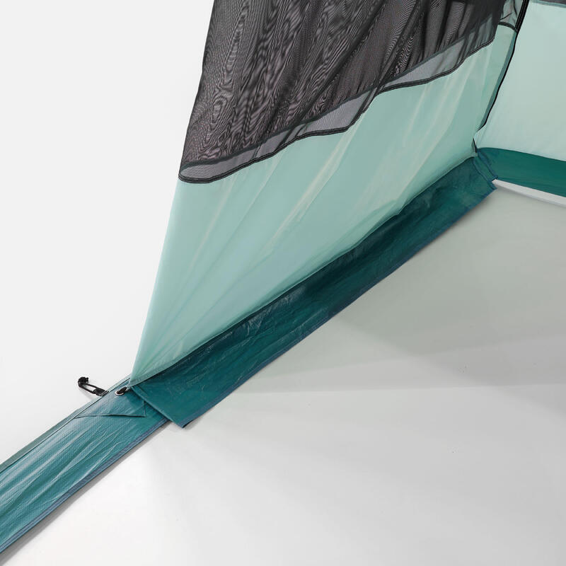 10 Man Camping Living Room With Poles Base Arpenaz ULTRA FRESH