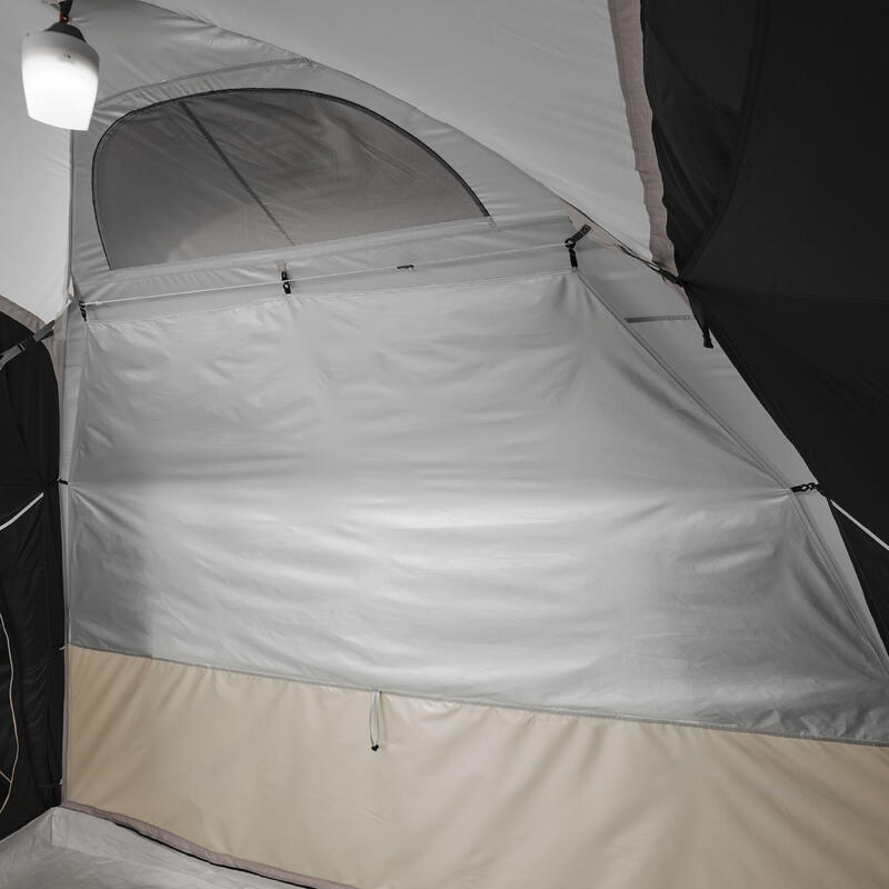 Cort gonflabil camping cu 8 locuri, 4 dormitoare, Fresh & Black, Air Seconds 8.4