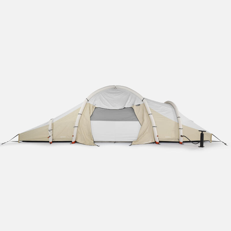 Cort gonflabil camping cu 8 locuri, 4 dormitoare, Fresh & Black, Air Seconds 8.4