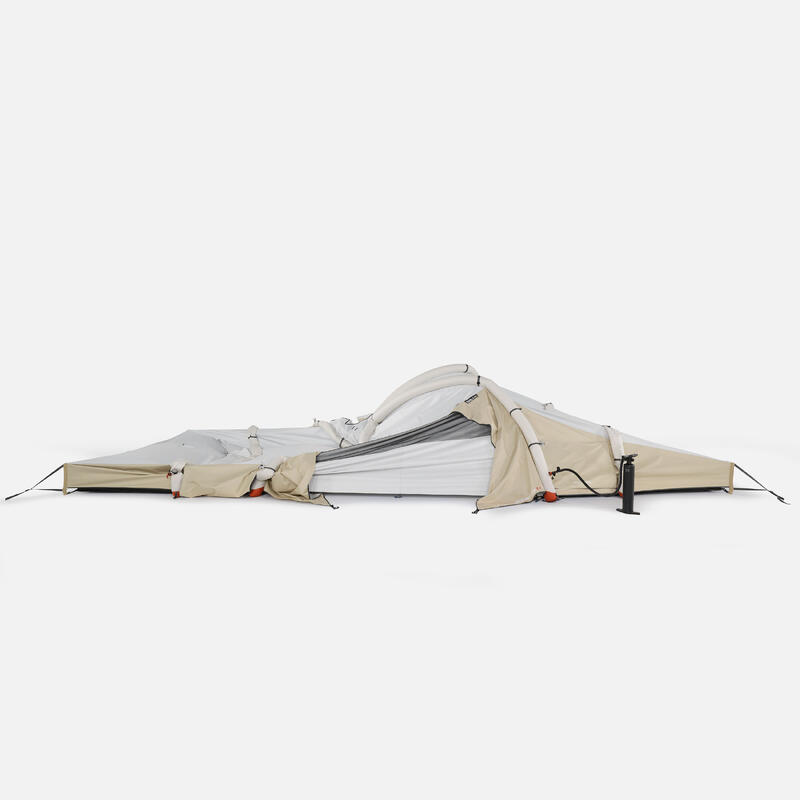 Cort gonflabil camping cu 8 locuri, 4 dormitoare, Fresh & Black, Air Seconds 8.4