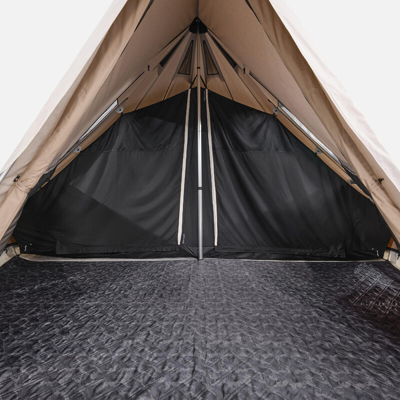 Cort de camping 5 locuri 2 camere, Tepee 5.2 Polibumbac