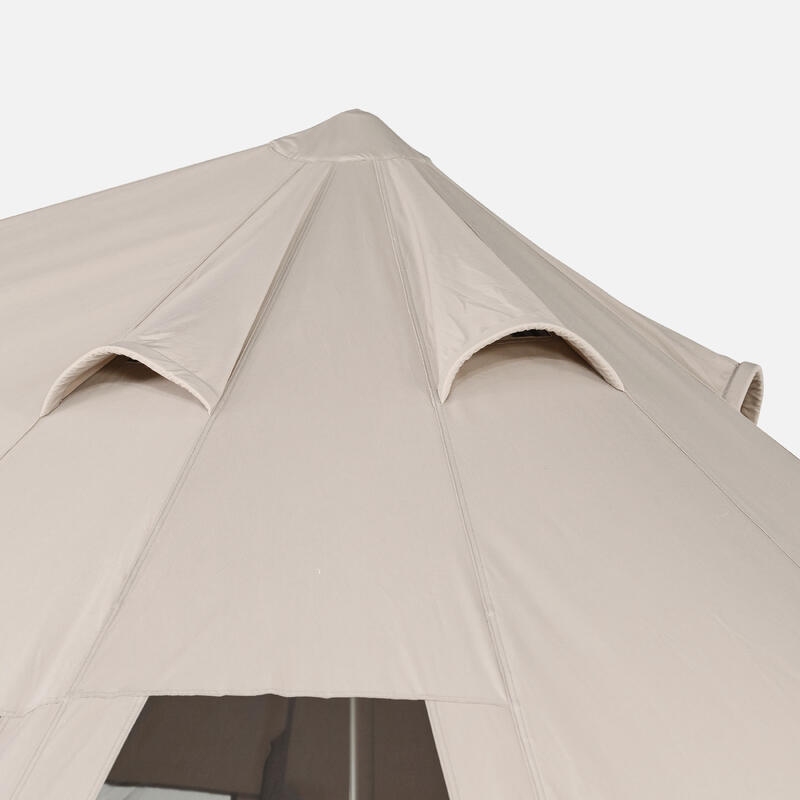 Cort de camping 5 locuri 2 camere, Tepee 5.2 Polibumbac