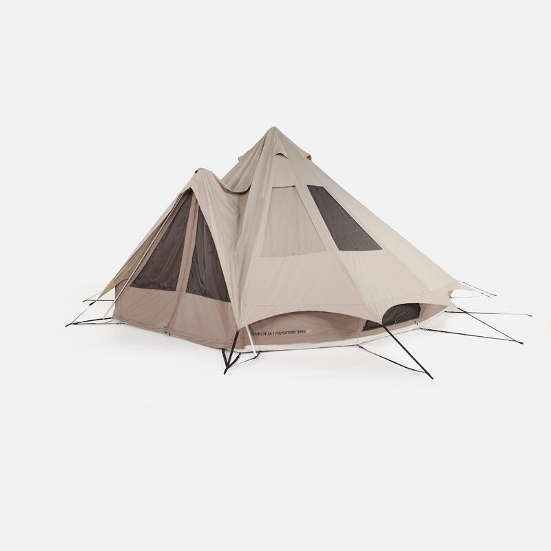 Cort de camping 5 locuri 2 camere, Tepee 5.2 Polibumbac