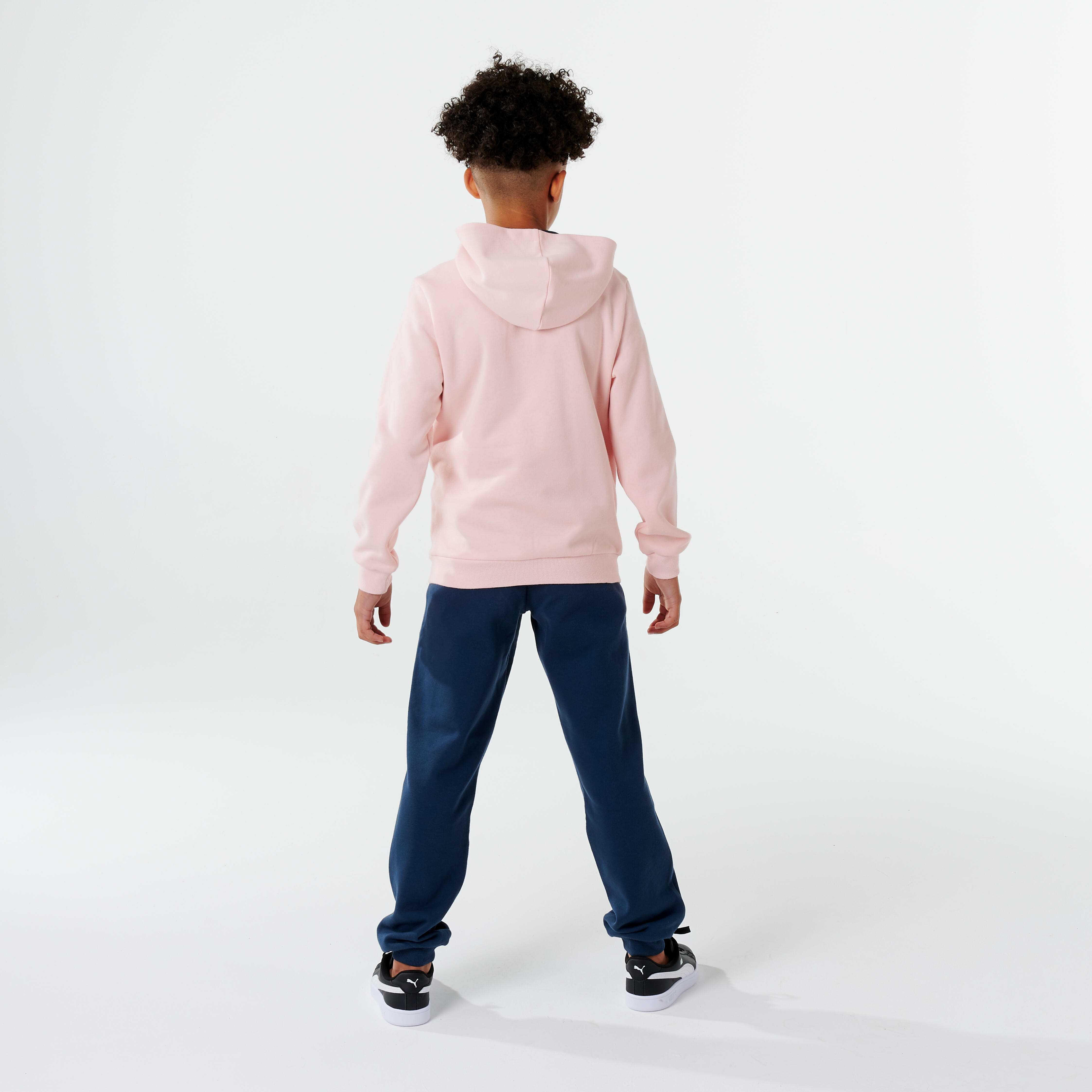 SWEAT A CAPUCHE ENFANT ROSE AVEC IMPRIME PUMA PUMA Decathlon