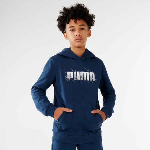 
      Puma Kapuzenpullover Kinder - marineblau mit Print 
  