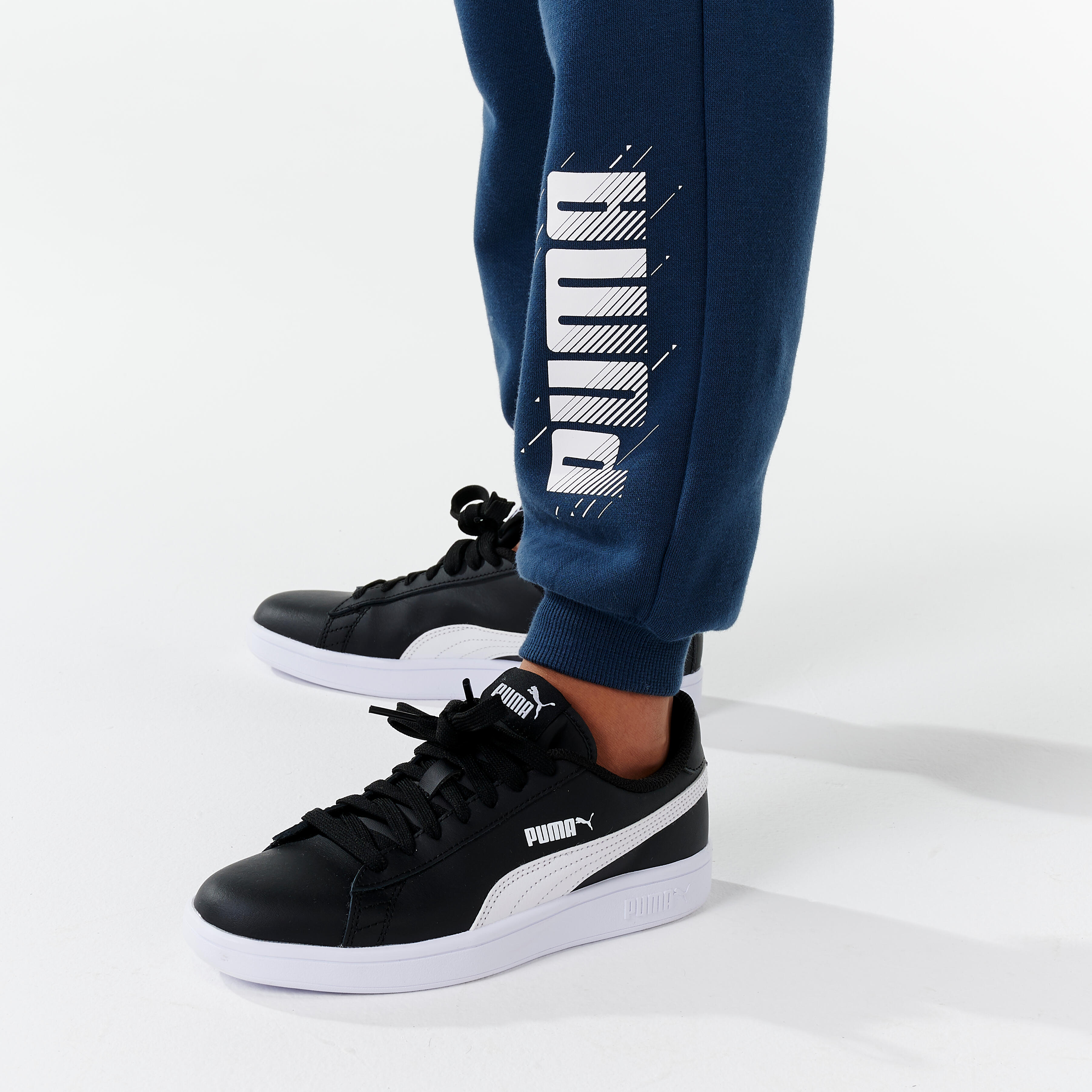 PUMA PANTALONI DA JOGGING PER BAMBINI - NAVY