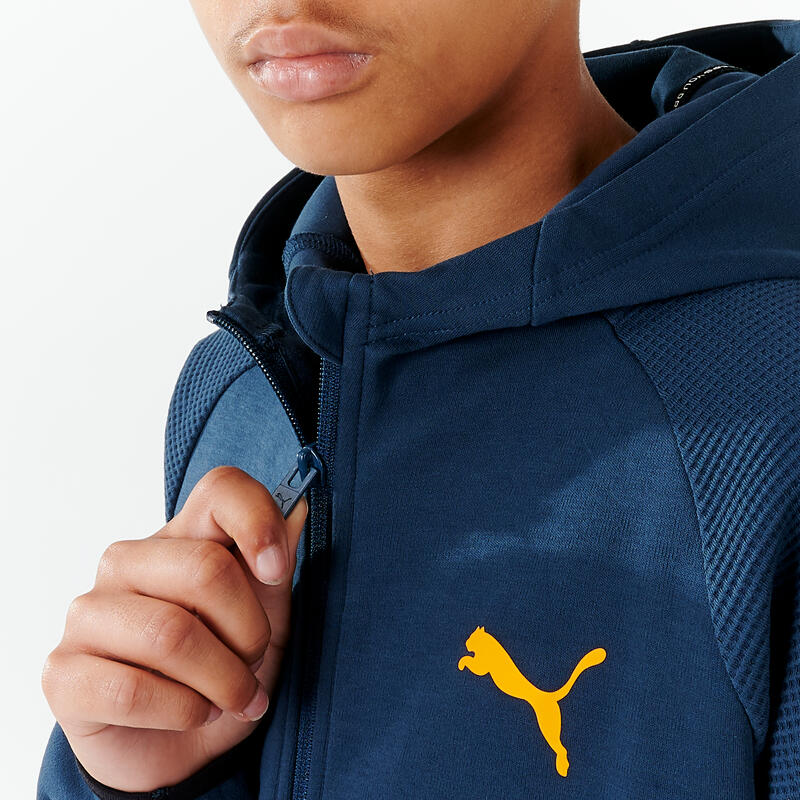 Puma Trainingsjacke mit Kapuze Kinder - dunkelblau 