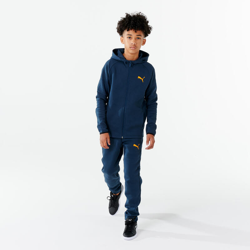 Sudadera Puma Niños Marino Capucha Cremallera