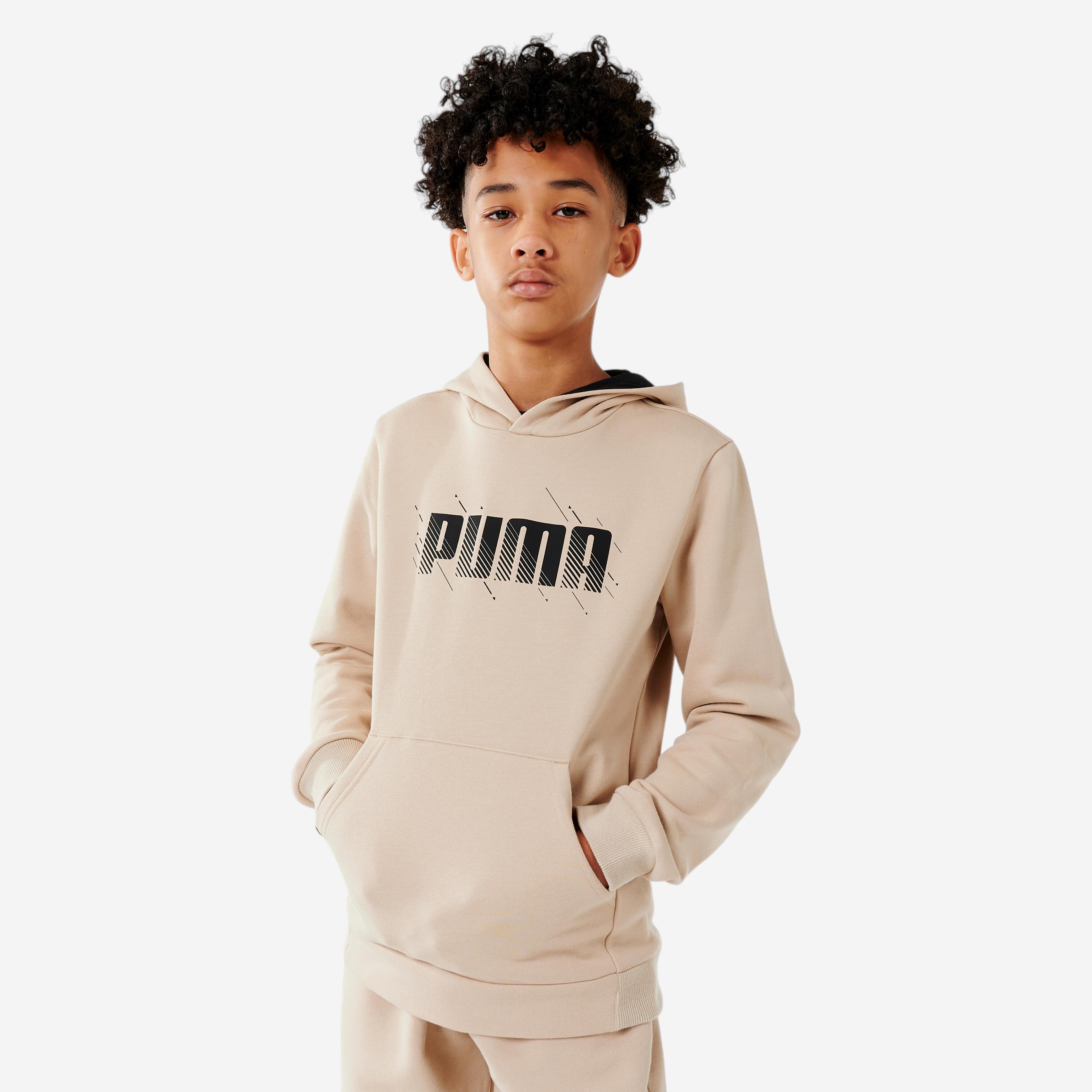 Puma core logo hoodie deals junior