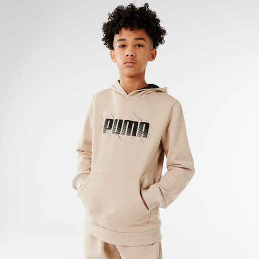 
      Puma Kapuzenpullover Kinder - beige mit Print
  