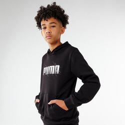 Sudadera Puma Niños Negro Estampada Capucha