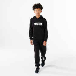 Kids' Hooded Sweatshirt - Black Print