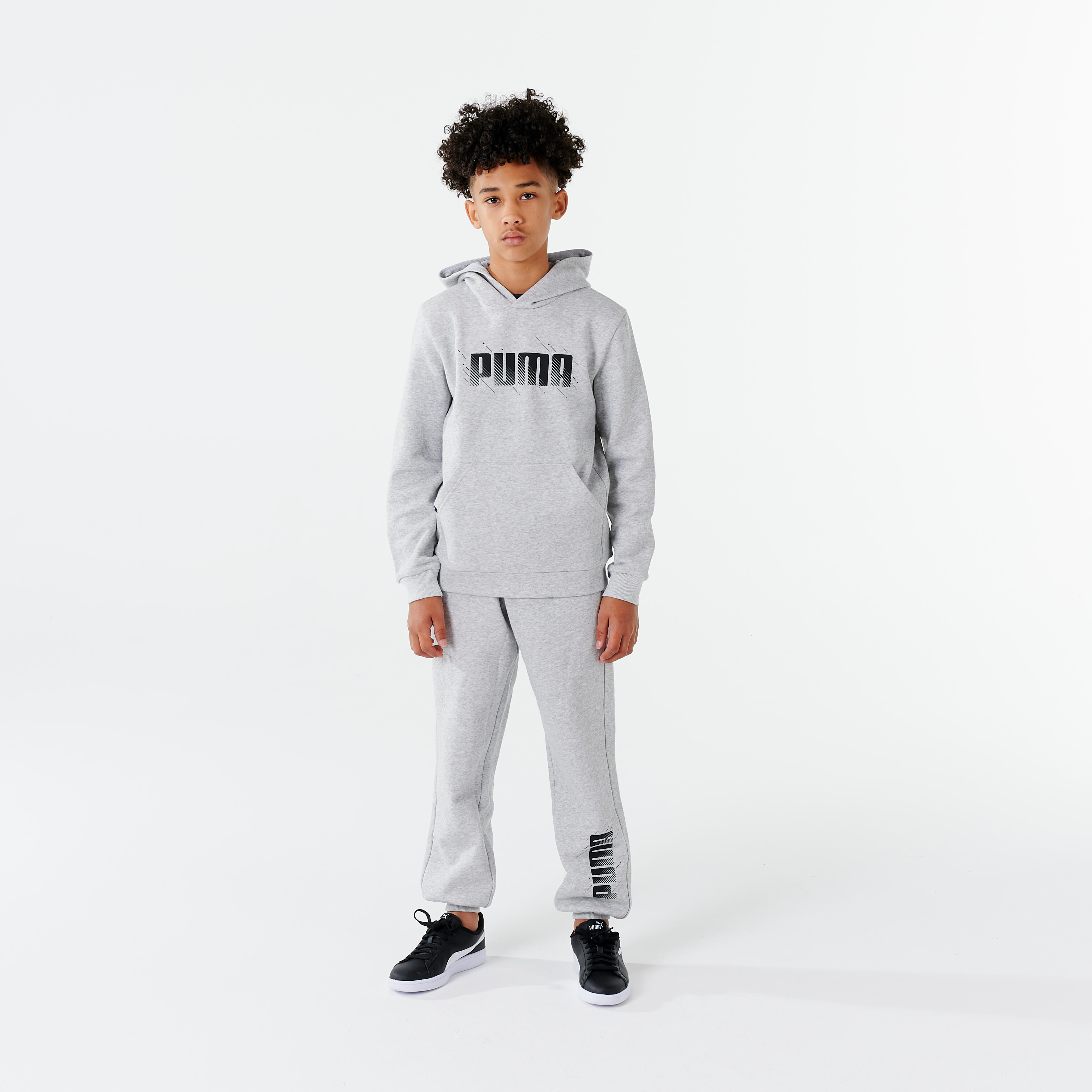 CHILDREN'S JOGGING PANTS - GREY PUMA