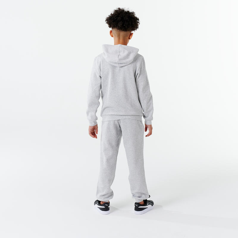 Pantaloni bambino ginnastica Puma regular grigi