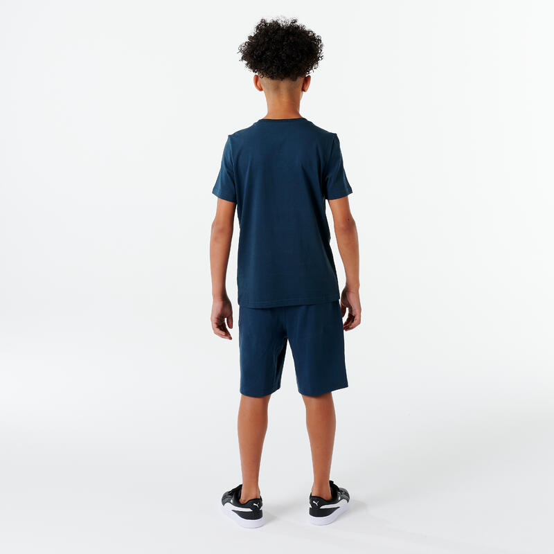 T-Shirt Kinder - Puma blau bedruckt
