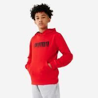 SWEAT À CAPUCHE ENFANT - ROUGE AVEC IMPRIMÉ PUMA