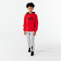 Duks s kapuljačom dečji - crveni s Puma printom