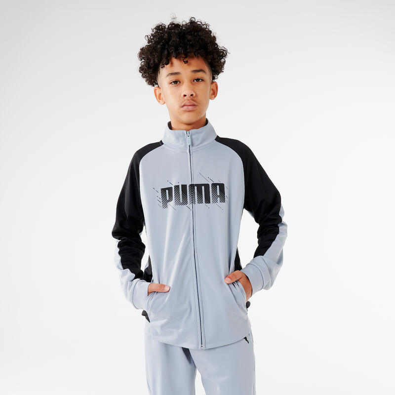 SURVÊTEMENT ENFANT SYNTHÉTIQUE RESPIRANT - GRIS PUMA