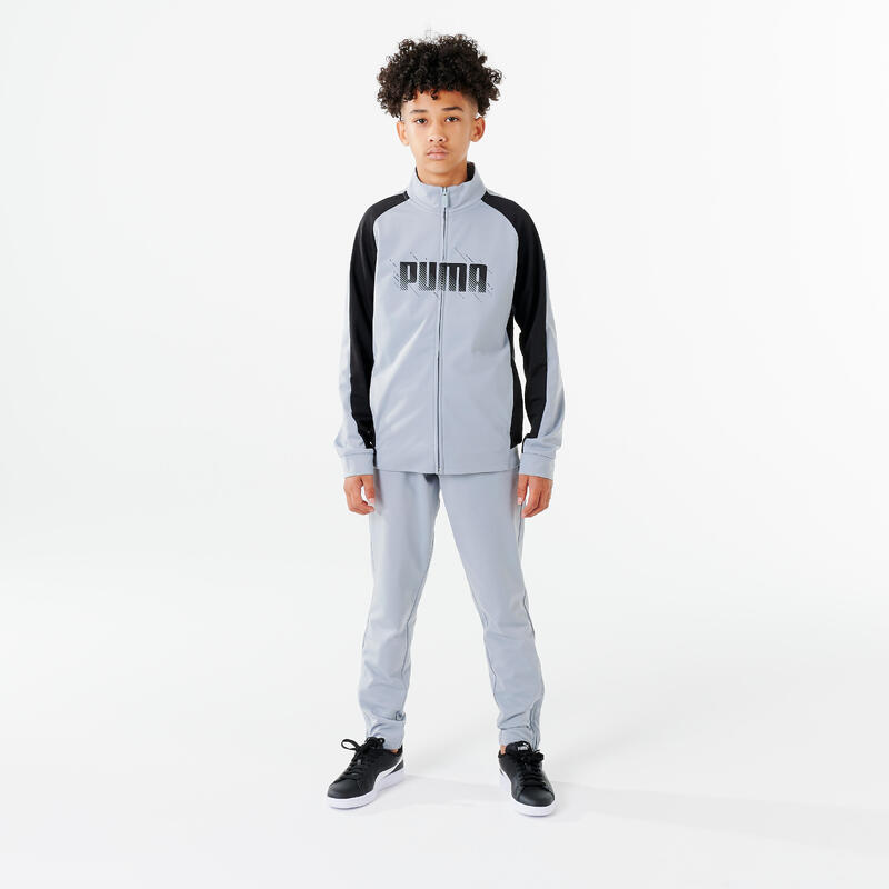 SURVÊTEMENT ENFANT SYNTHÉTIQUE RESPIRANT - GRIS PUMA