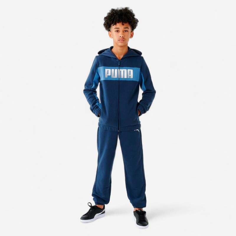 Ensemble survêtement à capuche Puma enfant - gris