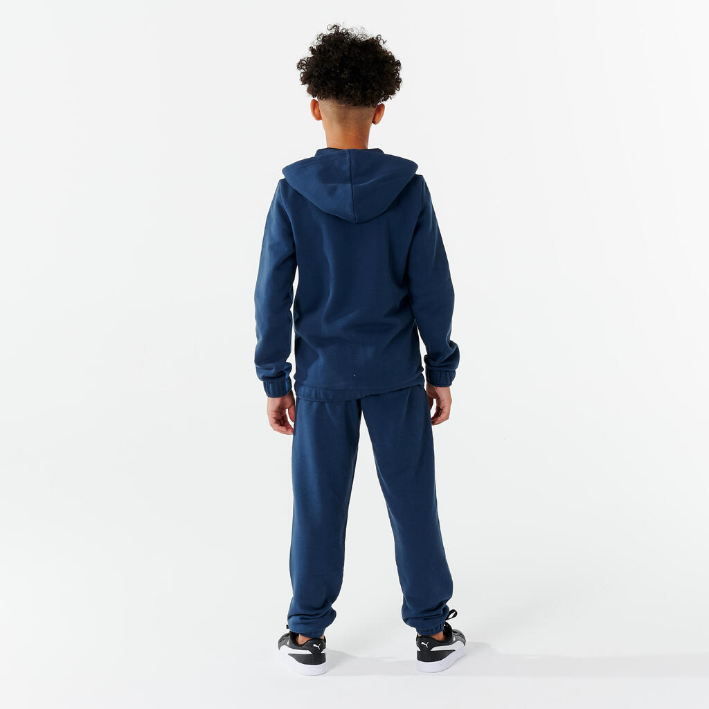 Kids' Hooded Tracksuit Set - Grey