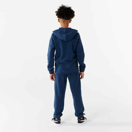 Kids' Hooded Tracksuit Set - Grey