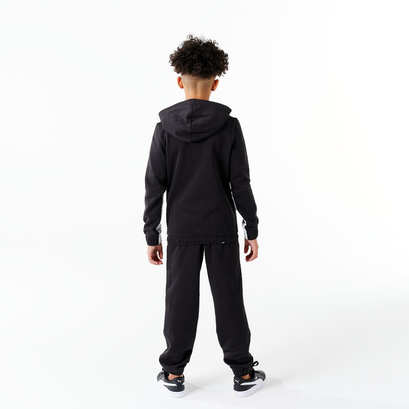 Ademend Puma trainingspak voor kinderen | Zwarte Broek en hoody vest