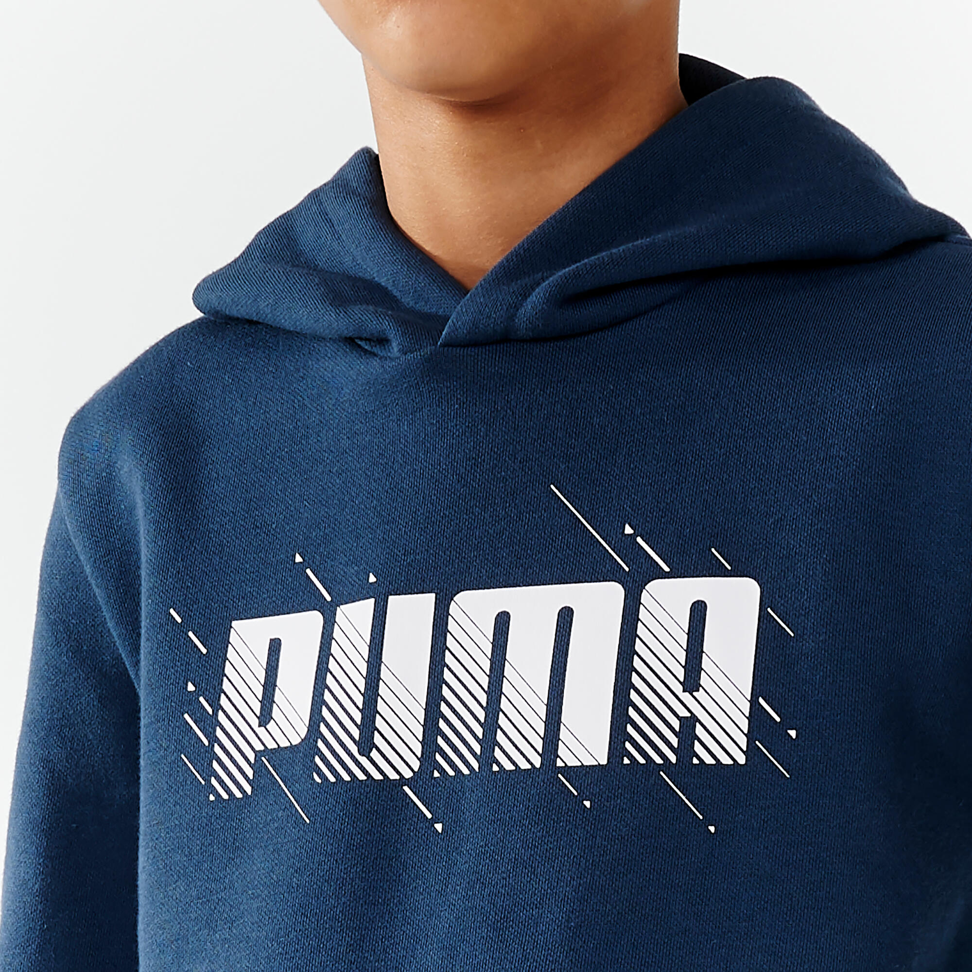 PUMA FELPA CON CAPPUCCIO PER BAMBINI - MARINA