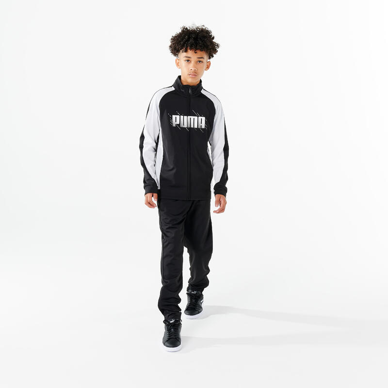 SURVÊTEMENT PUMA ENFANT SYNTHÉTIQUE RESPIRANT - NOIR ET BLANC