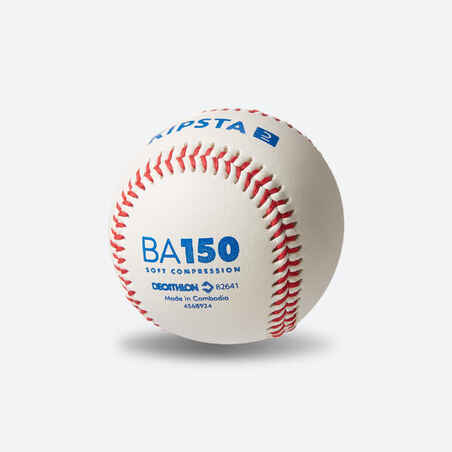 „Kipsta“ saugūs beisbolo kamuoliukai „BA150“, 2 kamuoliukų pakuotė
