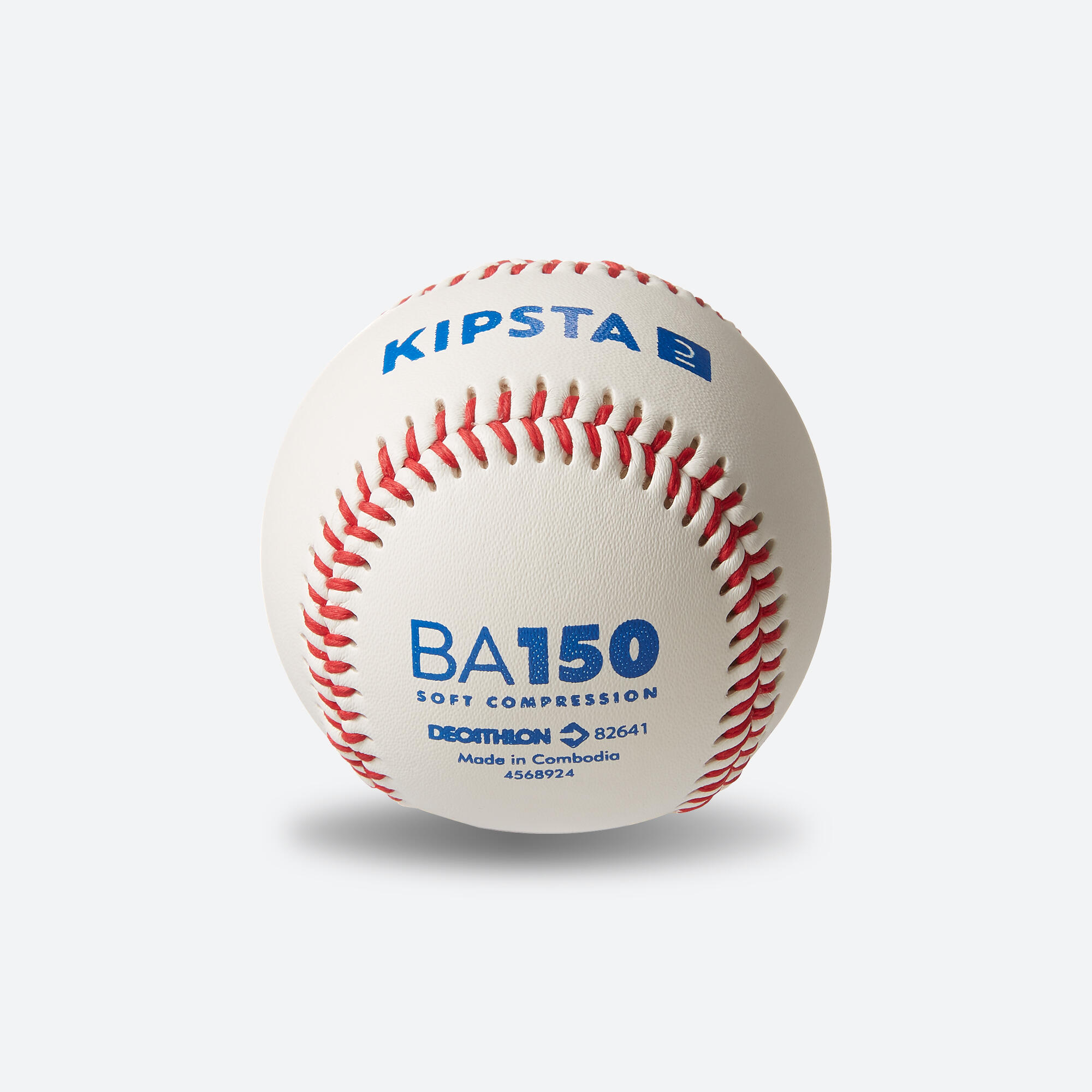 Baseball Balls 2Pack BA 150 White Kipsta Decathlon