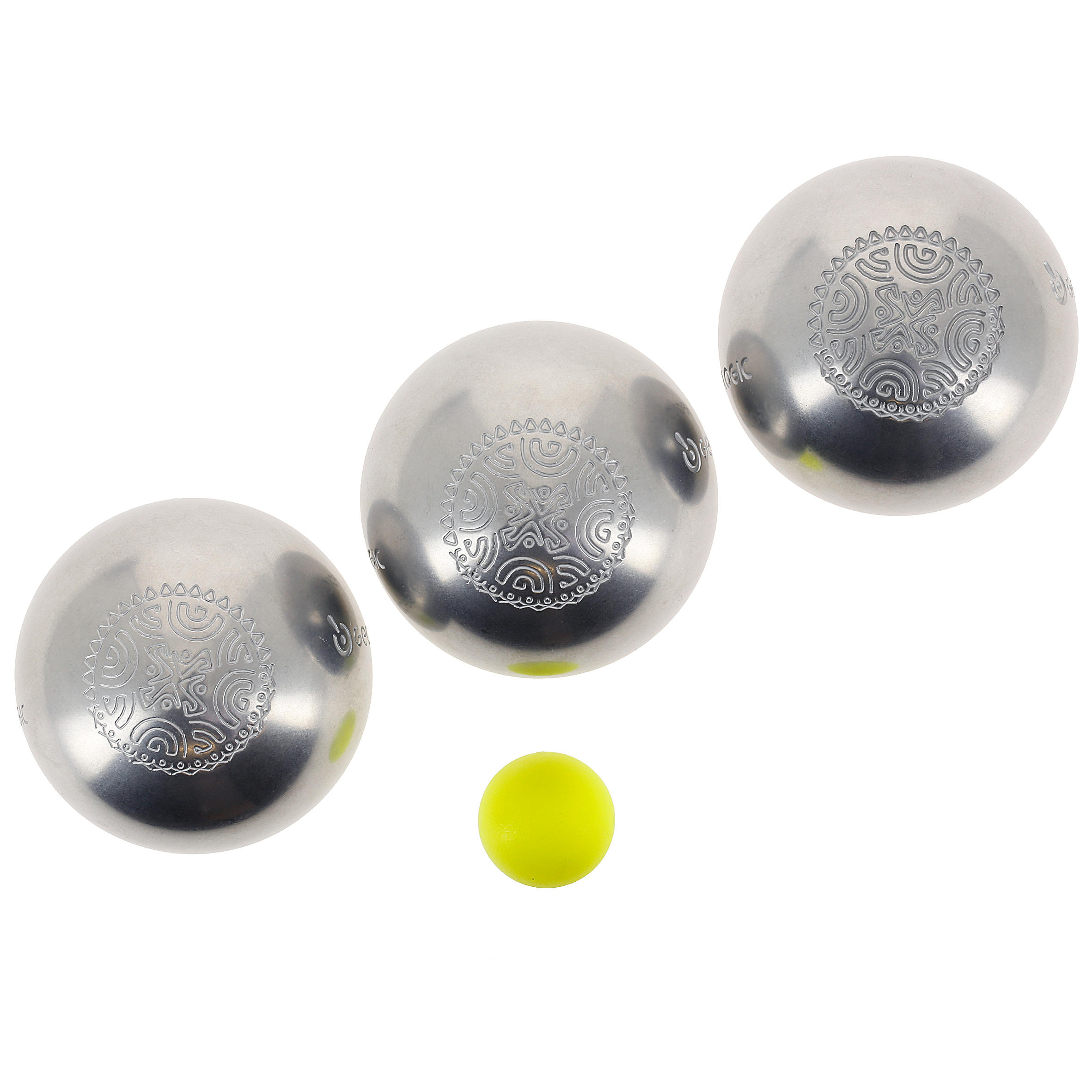 3 DISCOVERY 300 MYSTIC PETANQUE BOULES 1/9