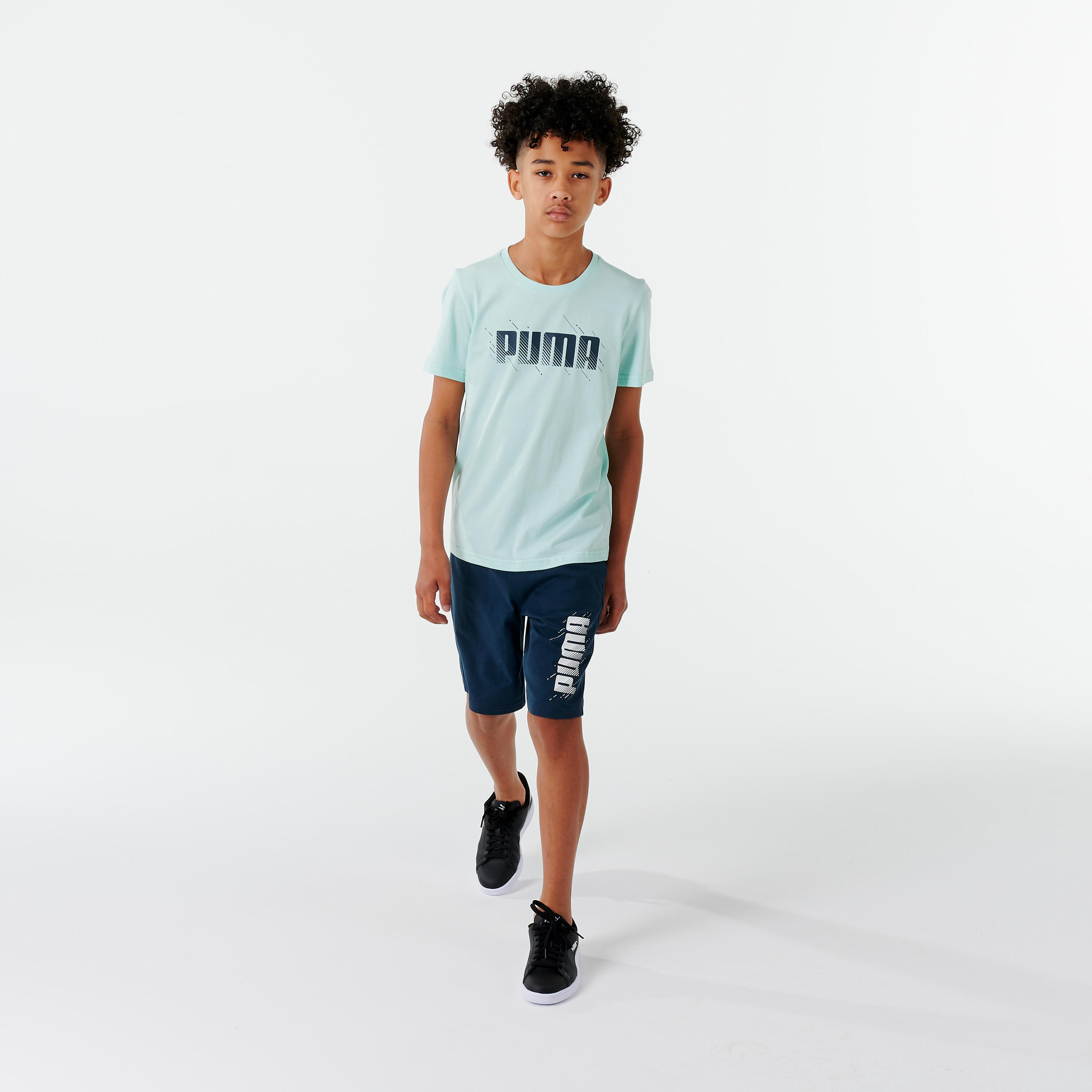 Boys' T-Shirt - Water Green Print 4/6