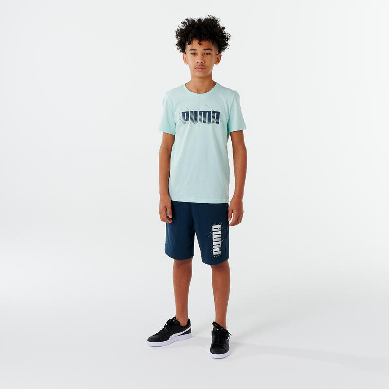 Puma Sporthose Shorts Jungen - marineblau bedruckt