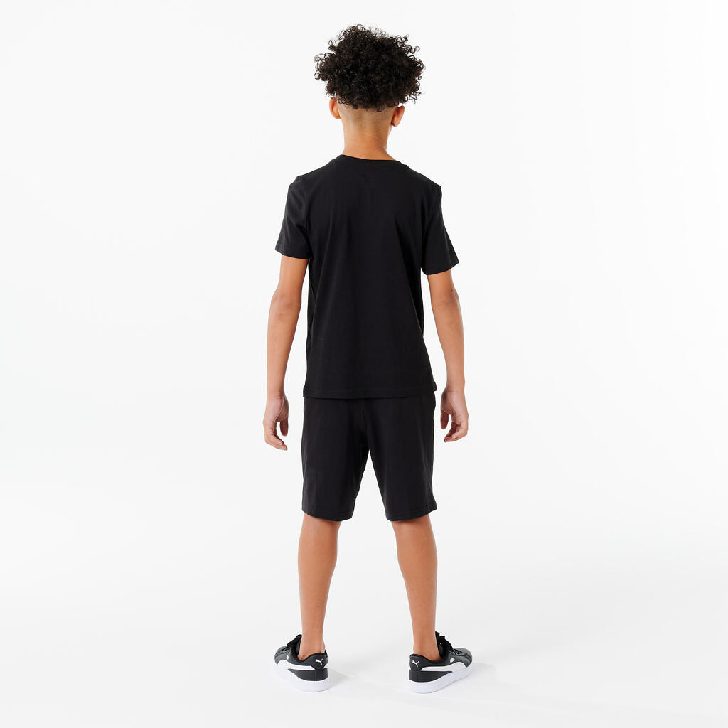 Puma Sporthose Shorts Jungen - schwarz bedruckt