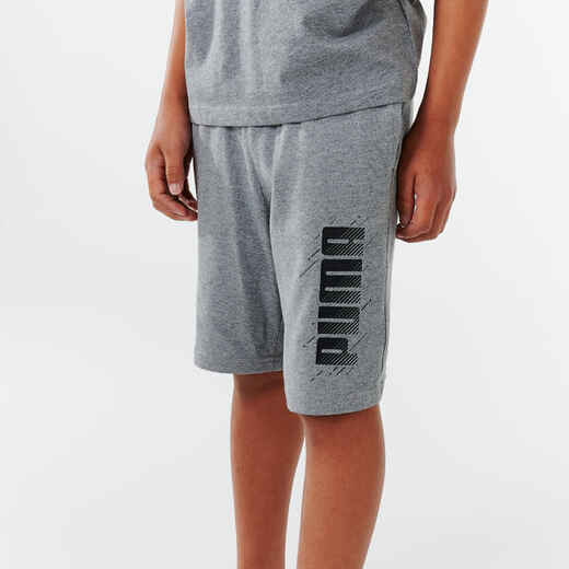 
      Kratke hlače za dječake sive s printom
  