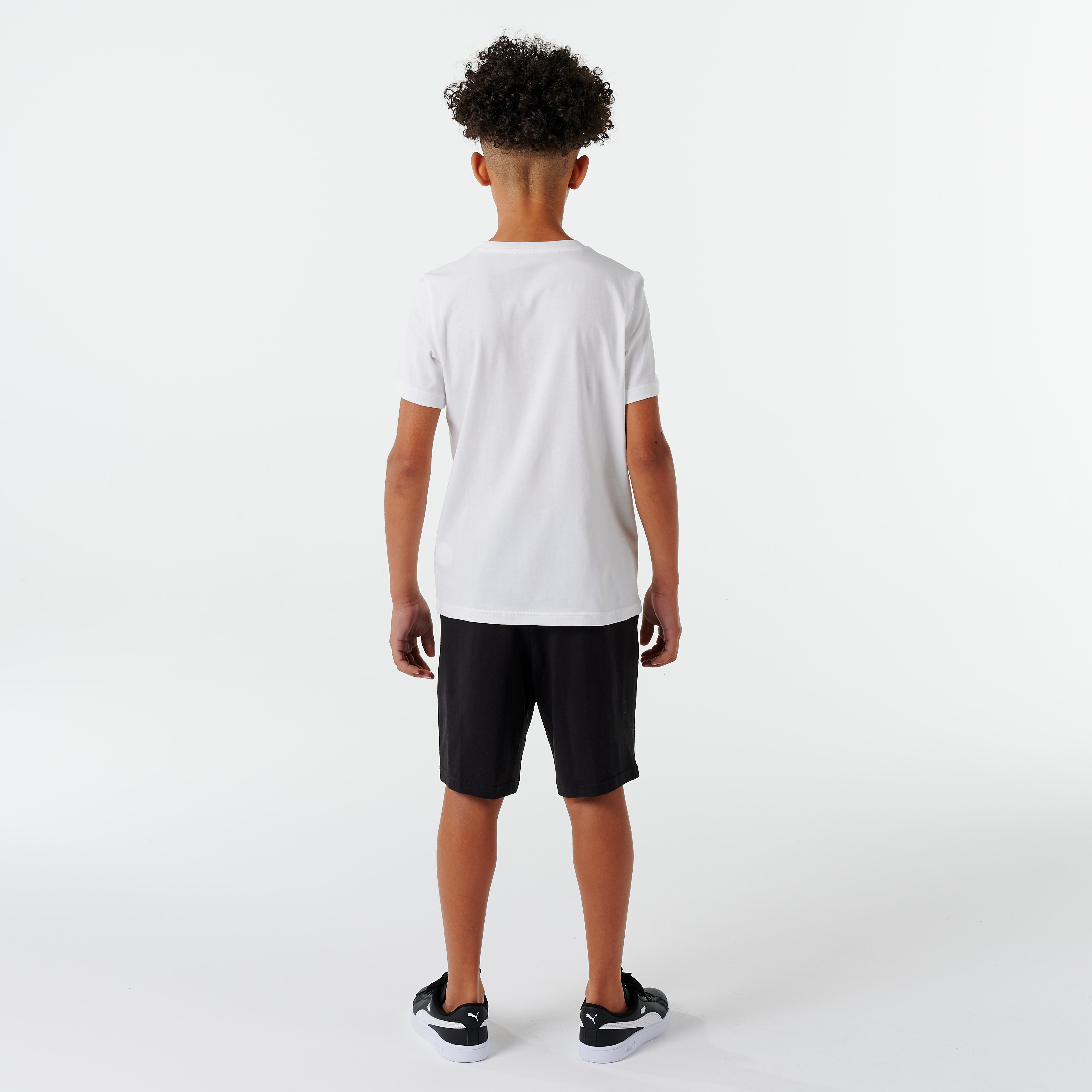 BOY'S WHITE PRINTED T-SHIRT PUMA