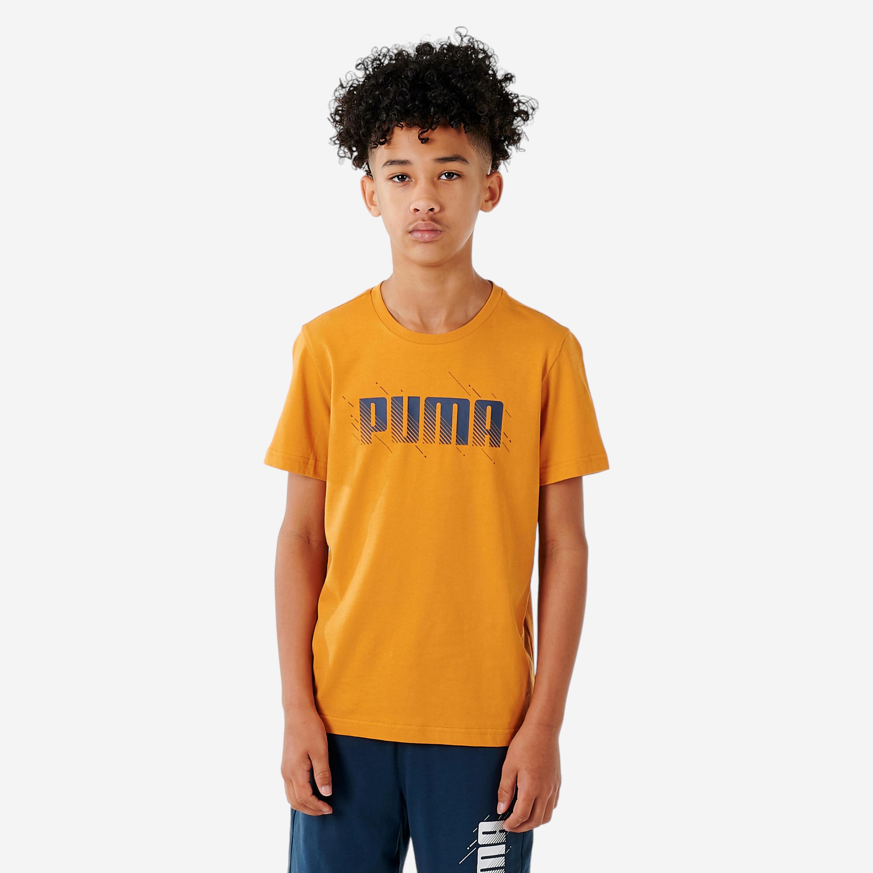 Boys' T-Shirt - Ochre Print 1/6